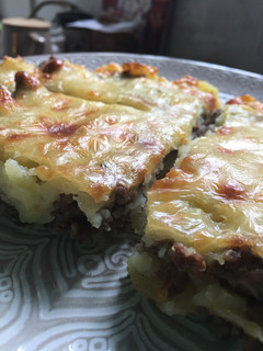 Una foto de Pastel de carne - sencillo