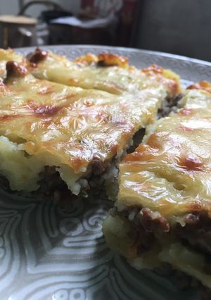 Una foto de Pastel de carne - sencillo