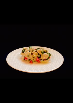 A picture of Kingfish Ceviche.