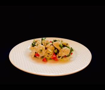 Popular Cuisine Kingfish Ceviche Very Delicious