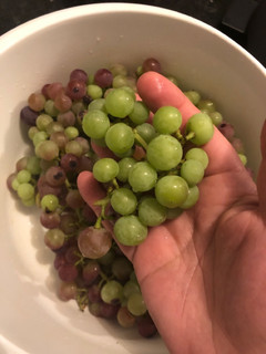 A picture of Sour grapes pickles.