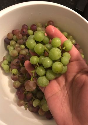 A picture of Sour grapes pickles.