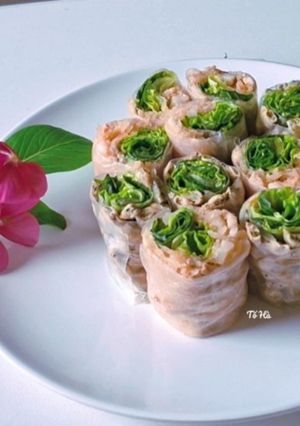 Hình của món Món CUỐN: bì cuốn, hến cuốn.