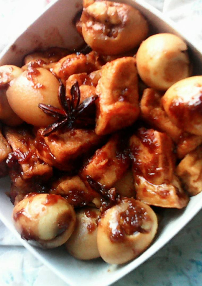Foto resep tahu telur bumbu kecap rempah ala yumh ku