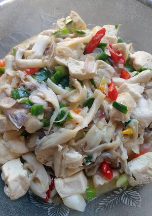 Foto resep Tumis tahu jamur tiram
