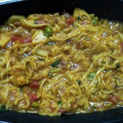 A picture of Vegetable Masala Maggi.