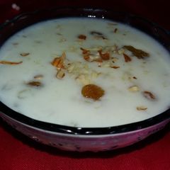A picture of Sabudana kheer.