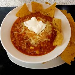 A picture of My Minced Pork Taco Soup 😃.