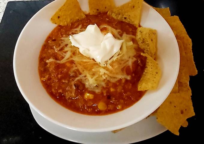 My Minced Pork Taco Soup 😃