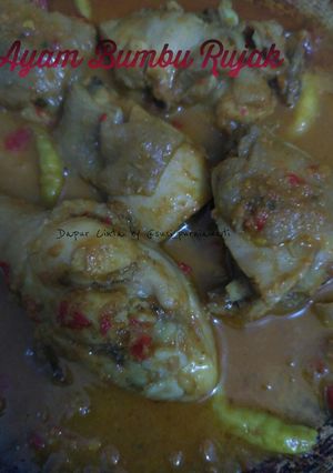 Foto resep Ayam Bumbu Rujak