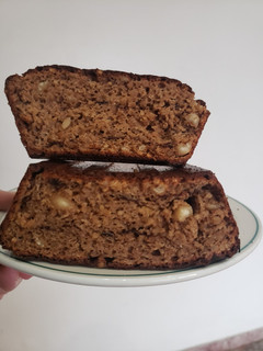 Una foto de Budín de maní low carb
