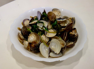 炒蛤蜊 的食譜成品照片