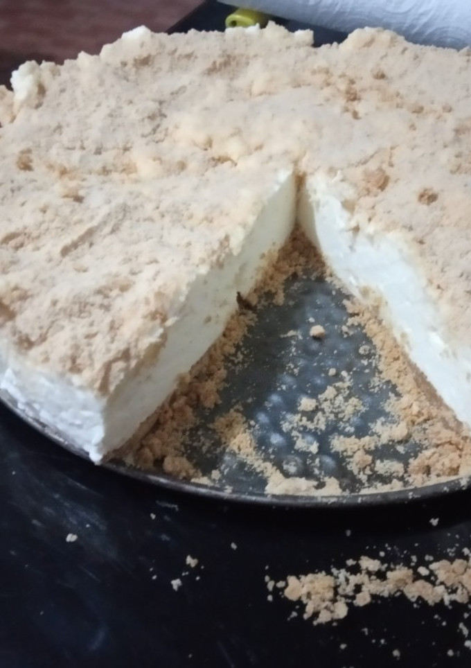 Una foto de Tarta de nata portuguesa