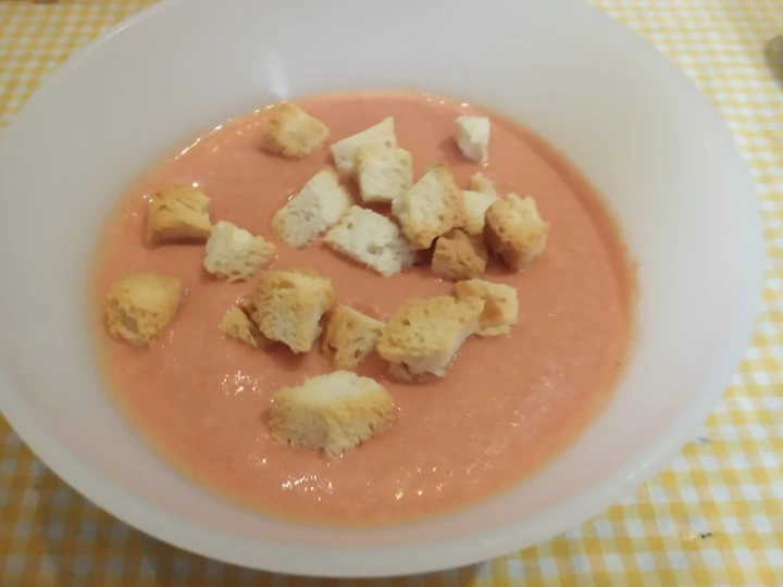 Receta Salmorejo andaluz, con o sin pan  que Delicioso