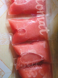 Foto resep Tomato juice pouch