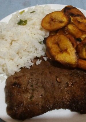 Una foto de Carne frita