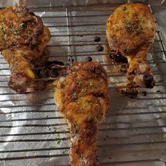 A picture of My Baked Chicken Drumsticks.