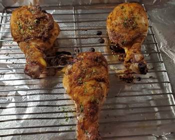 Update, Serving Recipe My Baked Chicken Drumsticks Delicious Simple