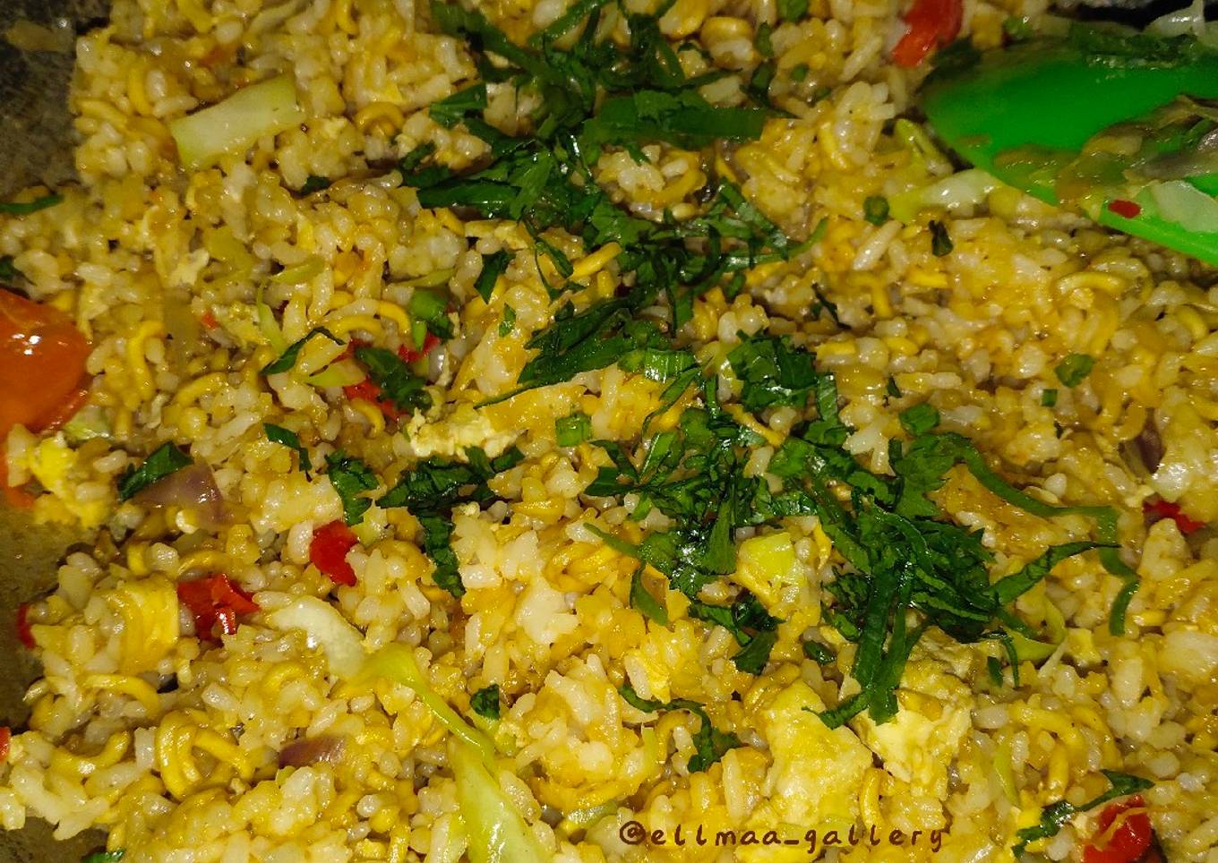 Nasi mie goreng(Nasmireng) praktis