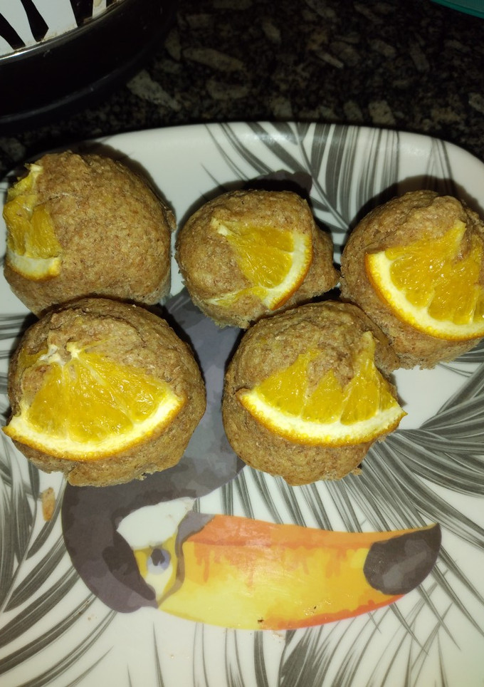 Una foto de Muffins de naranja saludables