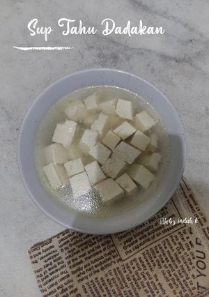 Foto resep Sup Tahu Dadakan