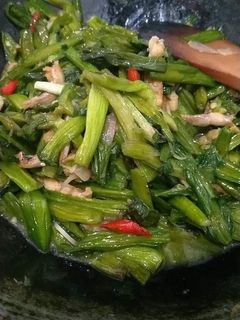 Foto resep Genjer tumis teri