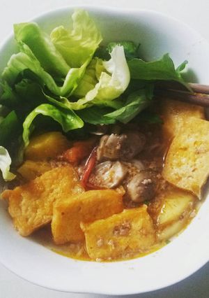 Hình của món Bún Riêu Cua Miền Trung.
