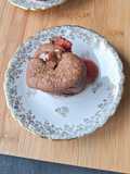 Moelleux au chocolat, cœur coulant framboises