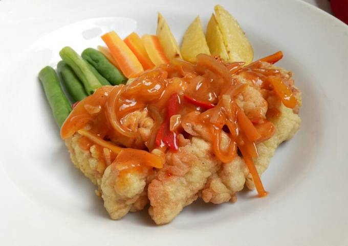 Resep Ayam Kuluyuk Asam Manis, Lezat Sekali