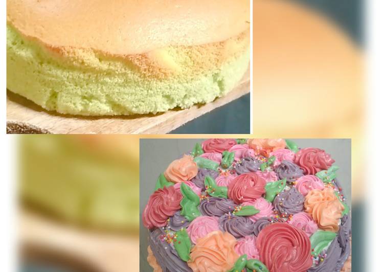 Resep Bolu  pandan awet lembuut buat  kue  tart  yang Enak 