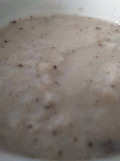 Una foto de Salsa de almendras casera y cremosa