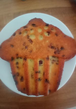 Une photo de Gâteau façon madeleine aux raisins