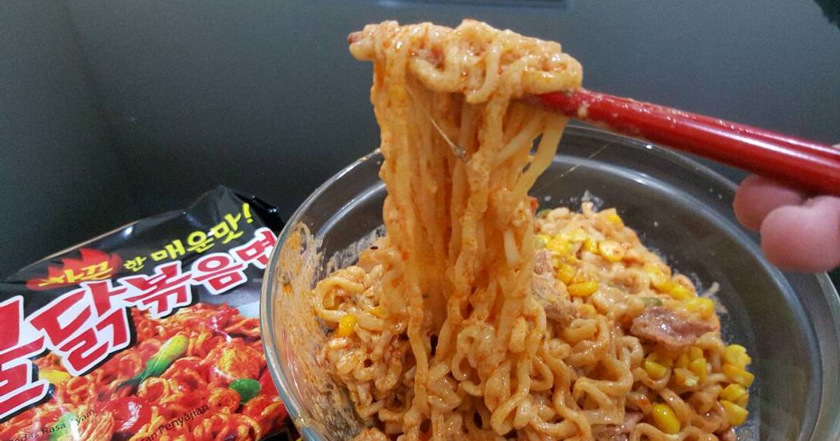 Samyang carbonara. Samyang Cheese.