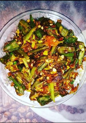 A picture of Bhindi Fry.