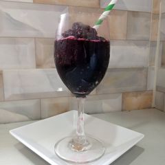 A picture of Hibiscus sorbet.