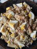 Ensalada de pasta tricolor