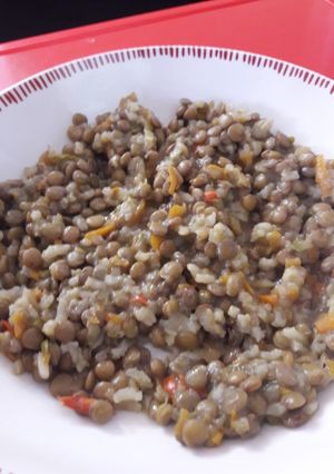 Una foto de Lentejitas vegetarianas