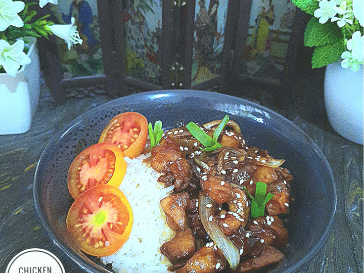 Langkah Mudah untuk Menyiapkan Chicken Teriyaki Rice Bowl🍚 Anti Gagal