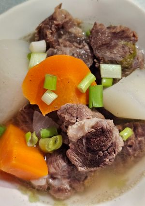 清燉牛肉蘿蔔湯 的食譜成品照片
