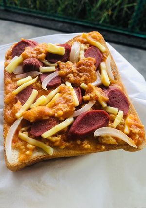 Foto resep Pizza Roti Simple