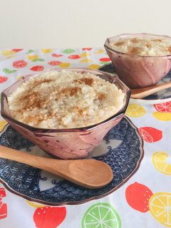 Una foto de Arroz con Leche de Quinua Cremoso!