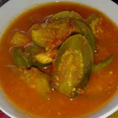 รูปของ Terong bulat masak asam durian endeess