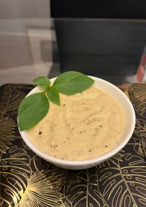 A picture of Mums WORLD FAMOUS Bread Sauce - Perfect with Turkey / Cumberland Sausage - Love you mum.