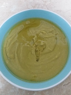 Una foto de Puré de guisantes