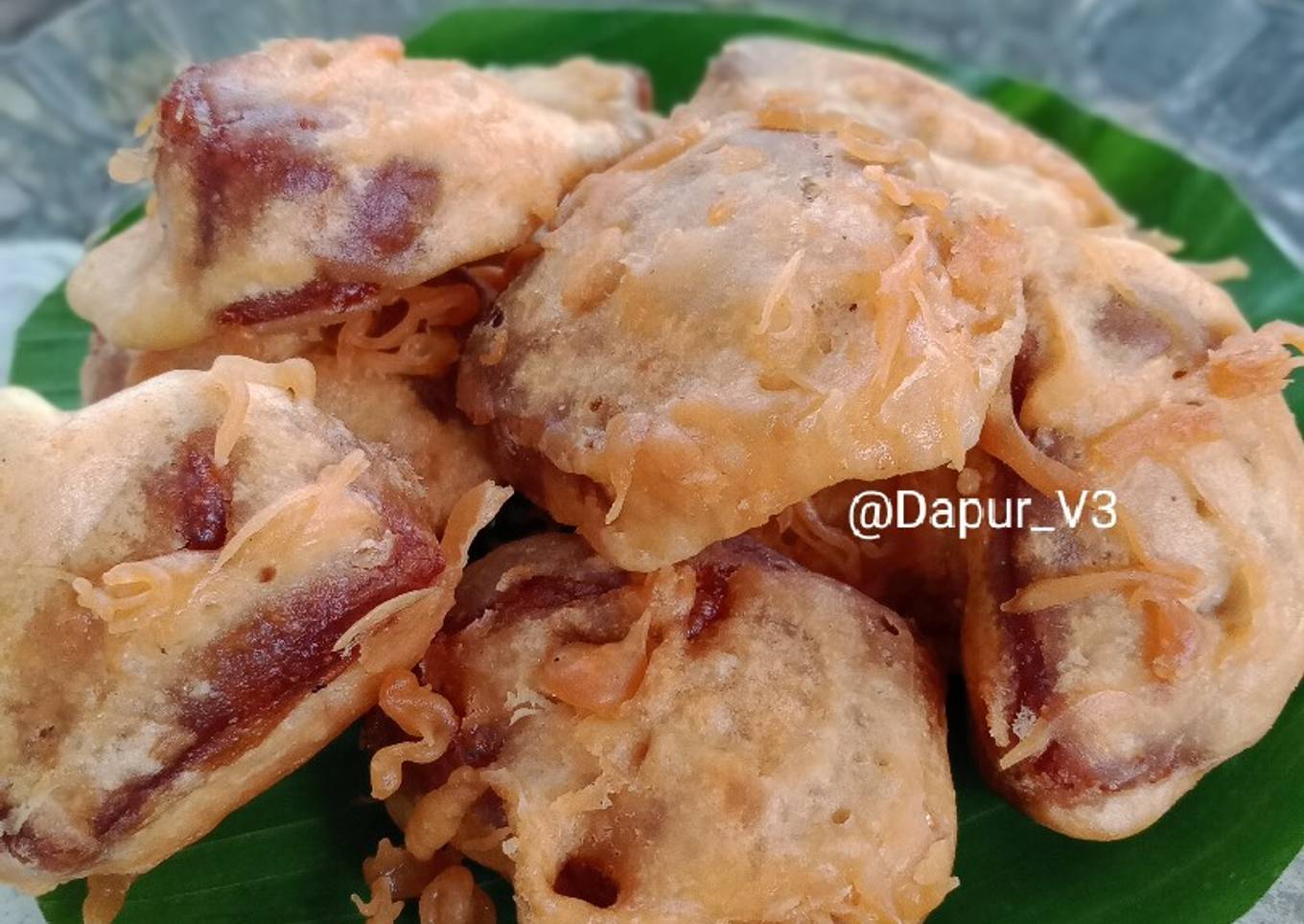 Kue keranjang goreng