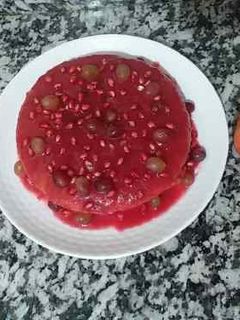 صورة لوصفة كيكة الرمان