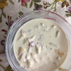 A picture of Fruit cream pudding.