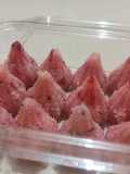 Rose coconut mava modaks