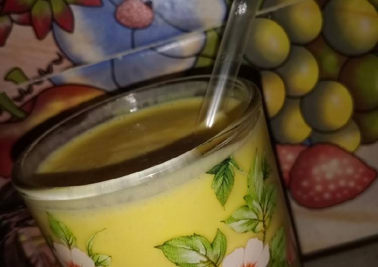 Steps to Prepare Speedy Mango smoothie🥭🍺