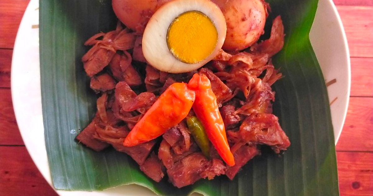 784. Gudeg khas Yogya Praktis dengan Fibercreme